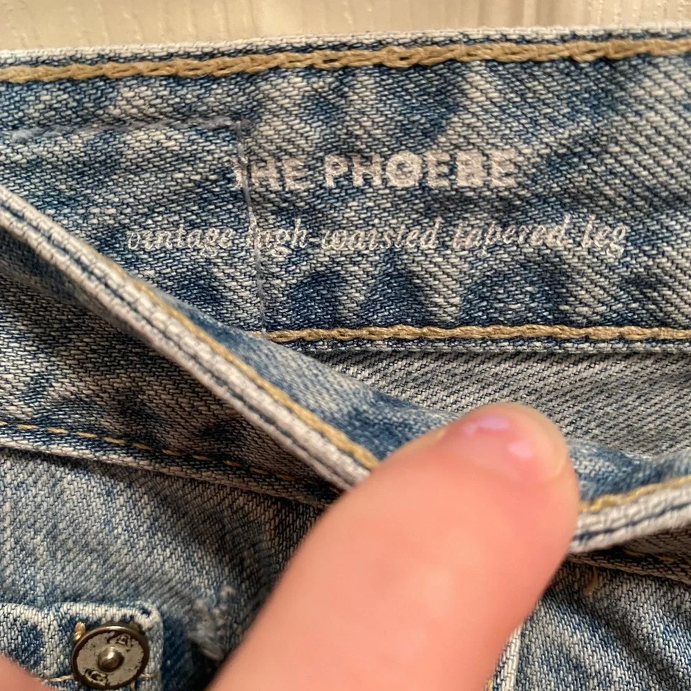 AG‎ Adriano Goldschmied denim The Phoebe vintage high waisted tapered leg jeans